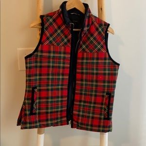 J Crew Plaid Vest